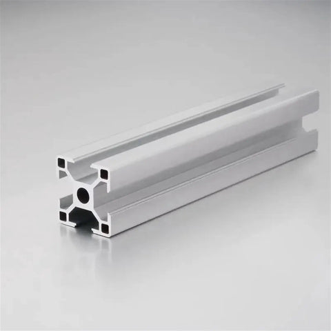 Built Like A Tank Aluminum T Slot Extrusion Rail For CNC Routers 3D Printer Frames showing smooth glide finish side view.