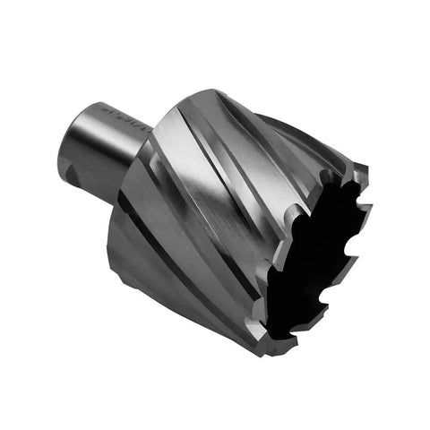 Badass Hss Annular Cutter 1 13/16 Inch Cut Diameter With 3/4 Weldon Shank and precision pilot pin for clean metal cutting.