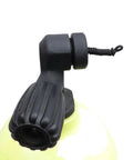 DIN Tank Valve Dust Plug Cap Protector End Cap With Cord for Scuba Diving Cylinder shown attached to valve top