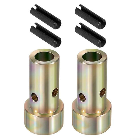 Quick Hitch Roll Pin Kit with zinc plated tractor bushings for Category I 3 Point Hitch includes two bushings and roll pins
