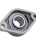 Two Pack Flange Mounted Cast Iron Bearing With 1 3 8 Inch Bore, Two Bolt Flange Style, UC20722 Compatible With UCFT20722 And FT207