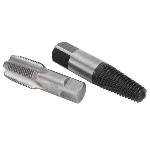 Ultimate 3/4 Inch Pipe Tap Set Plus Broken Pipe Extractor Tool For Hard Water Repair Kit To Bust Seize Threads And Remove Screw Snaps Like A Champ, steel tools