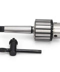 Heavy Duty 40 Steel Drill Chuck With MTA3 B22 Handle, showcasing 5 to 20mm clamping range for industrial drilling.