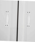 Versatile Outdoor Metal Cabinet Pulls And Door Handles on white doors, weatherproof hardware, easy install, sleek modern style