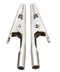 Stainless Steel 51mm Crocodile Clips 10 Pack With Screw Probe Fix Alligator Test Clips For Battery Terminals Stereo Wiring And DIY Electronics Projects