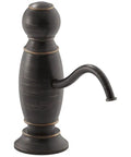 Classic Vibe Traditional Design Soap And Lotion Dispenser In Vibrant Polished Nickel, 16 Oz Capacity, bronze finish