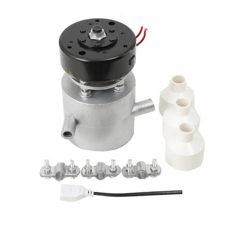 Three-Phase AC Hydro Generator With Three Inlet Portable Water Turbine, Micro Hydroelectric Power Setup For Off-Grid Living