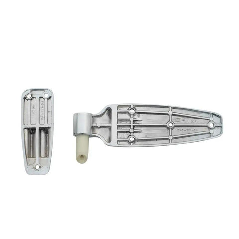 Reversible Cam Rise Hinge With One And A Quarter Inch Offset, Self Closing Door Hardware, Smooth Nylon Cam For Easy Open