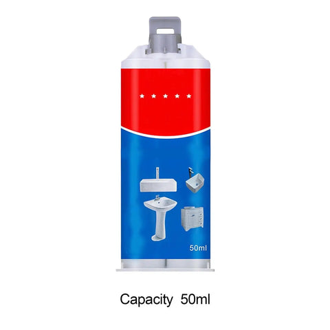 All Purpose Tile Crack Filler Adhesive For Tiles And Surfaces High Strength Repair Paste For Ceramic Porcelain Glass 50ml tube