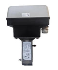 Heavy Duty Direct Coupled Linear Valve Actuator ML7425A8018-E profile view showing sealed housing and torque pack design.