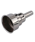 Cool Metal Hot Air Welding Nozzle 35x65mm Fits Heat Gun Torch for Soldering Supplies with shiny metal finish.