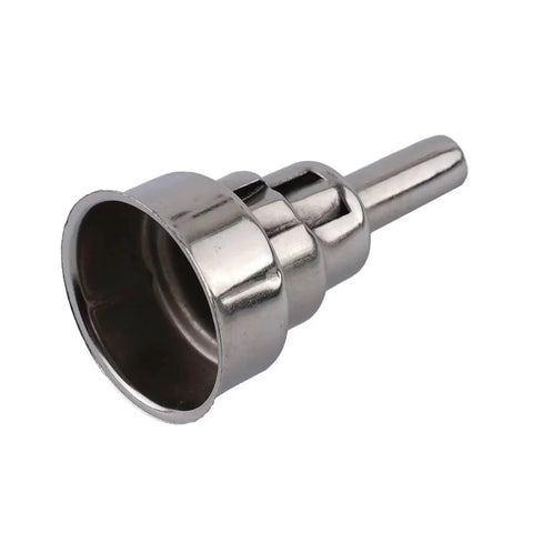 Cool Metal Hot Air Welding Nozzle 35x65mm Fits Heat Gun Torch for Soldering Supplies with shiny metal finish.