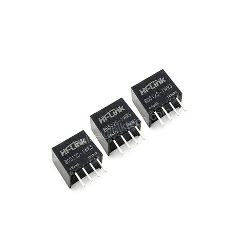 Top Shelf Plug And Play DC To DC Isolated Power Converter 5V Input To 12V Output 1W 83mA Switching Module in a pack of three units