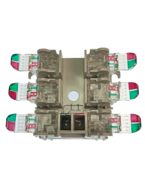 Handyman Approved Toolless Sealed Push On Wire Termination Block For 22 To 26 Awg connectors with colored ends for fast hookups.