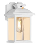 Dusk To Dawn Outdoor Wall Lantern With Sensor Waterproof Porch Light Easy Install Fixture E26 Socket 3000K LED Edison Filament