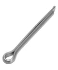 Single stainless steel cotter pin from the 10-piece set for bike brake pads, corrosion resistant 304 stainless steel maintenance kit.