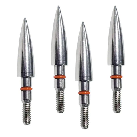 125 Grain Five Sixteenth Inch Stainless Steel Screw In Archery Field Points Pack Of Twelve For Target Practice