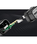 Type C To 4 Pin Rear Derailleur Charger Converter for 12 Speed DI2 Systems showing internal components, ABS and metal design.