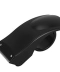 Rock Solid Heavy Duty Tape Dispenser Cutter With Ergonomic Grip And Sharp Steel Blade For 5 Cm Packing Tape close-up view of black design