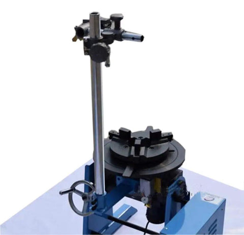 Welding Torch Holder And V Clamp Mount For MIG TIG Guns, Go To Heavy Duty Gun Stand With Adjustable Stroke, Turntable Welding Positioner