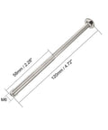 Heavy Duty M6x120mm Phillips Head Furniture Screws 58mm Thread Length Nickel Plated Carbon Steel For Wood Cabinets And DIY Projects
