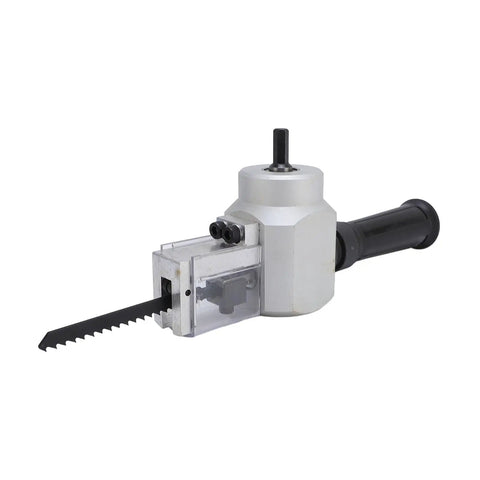 Jiawu Sheet Metal Cutter Drill Attachment Nibbler Tool for precise slitting of metal, wood, and plastic with a rotary design.