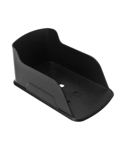 Black ABS waterproof rain cover for access control systems keeps RFID card keypad readers dry from rain and sun