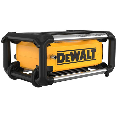 Heavy Duty Pressure Washer 2100 PSI At 1.2 GPM With Bright Yellow Body Portable Cleaning Power For Driveways Siding Cars Patios