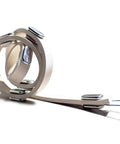6920 Brake Lathe Silencer Band For Ventilated Rotor, Heavy Duty Rubber And Metal Load Bearing Block; coiled view