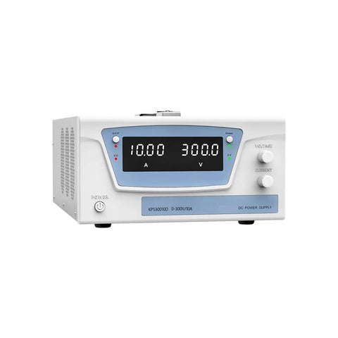 Heavy Duty Bench Power Supply 0 to 300V 0 to 10A 3000W for Lab and Workshop, front view with digital display