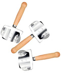 Knock Out Perfect Dumpling Wrappers Effortlessly With This Three Piece Stainless Steel Roller Set Designed For Quick Shaping And Easy Cleanup A Legit Game Changer For Home Chef Essentials Daily.