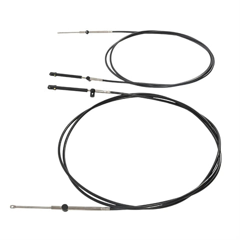 2 Pack 14 Foot Marine Throttle And Shift Control Cables Replacement For CC17914 And 600A Gen I Remote Control Fully Compatible With Outboard Engines All Boat Control Systems Heavy Duty Marine Cables