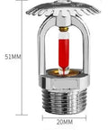 Heavy Duty Brass Pendent Fire Sprinkler Delivering Badass Protection For Your Tight Jobs With One Half Inch Dn15 Bronze Frame engineered for sixty eight degree heat activation.