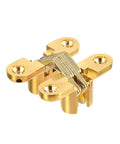 Invisible Concealed Cross Hinges For Wooden Or Metal Doors 2 Pack Zinc Alloy 43 X 36 X 12mm 180 Degree Opening Laminated Link