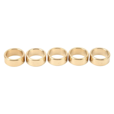 Pro Grade Blade Arbor Adapter Set For Concrete Cutoff Saws, 5 Pack, Metal Reducer Rings, 20mm Inner Diameter, 1 Inch Outer Diameter