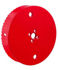 6-3/8 Inch Hole Saw With Heavy Duty Arbor For Can Light Recessed Light DIY Friendly Pro Grade Cut Through Wood Plastic Drywall And Thin Metal With 1-1/2 Inch Cutting Depth HSS Bi-Metal Hole Cutter