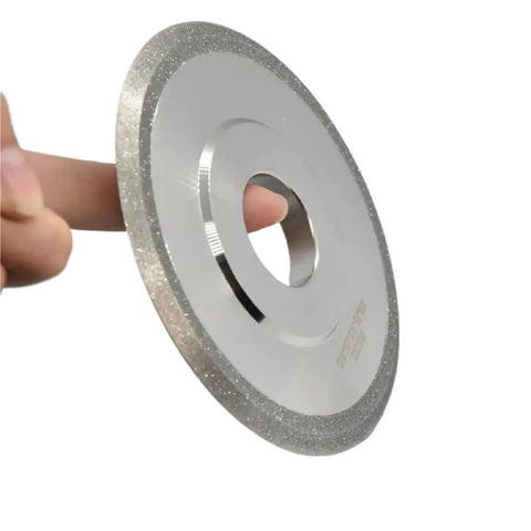 Heavy Duty SDC Grinding Wheel And Sharpening Disc Rock Solid 125mm with 32mm arbor and diamond grit for tungsten steel tasks.