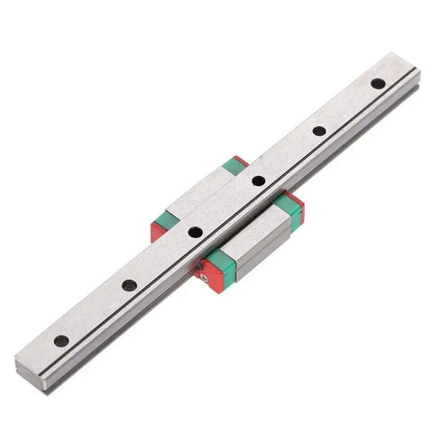 Miniature Linear Rail With Slide Block 12mm Wide For Pro Grade Precision Motion Available In 100mm 150mm 200mm 300mm And 450mm Lengths Built In