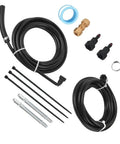 Heavy Duty Nylon Fuel And Vent Lines Repair Kit For Chevy Silverado And GMC Sierra FLFG0340 Fixes Leaks And Gets Your Ride Back On The Road Smooth As Silk Without Breaking A Sweat, black hoses and fittings