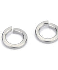Stainless Steel Spring Lock Washer Assortment Kit 590 To 930 Pieces M1.6 To M16 304 Grade Rust Resistant Split Washers In Box With Elastic Gasket For Mechanical Automotive And DIY Projects, two split lock washers