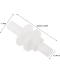 Portable Sauna Steamer Joint Hose Connector For Home Steam Rooms No Fuss Durable High Temperature Resistant Plastic Replacement Part
