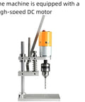 Compact Metal Lathe And Bench Drill Table Combo For PCB Drilling Woodworking Home Projects Desktop Mini Machine For Sanding Polishing Light Metal Work Brushless Motor Makes DIY Easy Quick Setup with DC motor image.