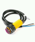 Infrared Photoelectric Switch Obstacle Avoidance Sensor Module E18D80NK with cables, ideal for DIY automation projects.