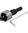 19.5mm Hole Saw Kit With 65mm Overall Length HSS Spring Loaded Twist Drill Bits For Precise Hole Cutting Includes Hex Wrench