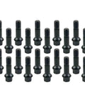 Super Sleek 20 Piece Wheel Lug Bolt And Nut Kit Perfect For Benz Models From 2005 To 2023 Made Tough With Top Quality Materials For Serious Ride Security And Style Plus Easy Install Ready, black steel lug bolts set