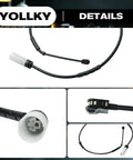Front brake pad wear sensor cable for BMW Mini Countryman Paceman (2011-2016), white plastic connector, Amazon