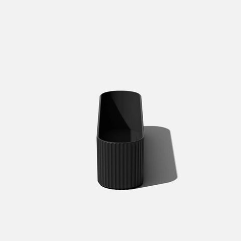 Side view of Long Window Box Planter For Balcony And Windowsill, Durable Plastic Stone Composite Outdoor Planter, all-weather resistant