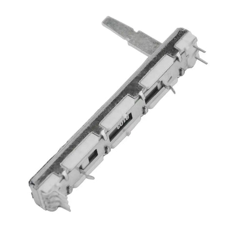 10K Ohm Dual Linear Slide Potentiometers Fader Resistors Kit For Guitar 60mm Travel Durable Electronic Potentiometer side view