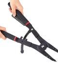 Heavy Duty 16 Inch Circlip Pliers Set 2 Pack Internal and External Snap Ring Pliers With 0 15 45 90 Degree Tips Heat Treated Steel