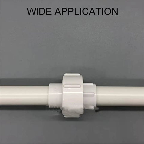 32mm Slip PVC Pipe Fitting Union Quick Connector Solvent Weld Socket White 1 Piece Durable Hub to Hub Connection Easy Pipe Linking Disconnecting No Hassle Leak Free Performance